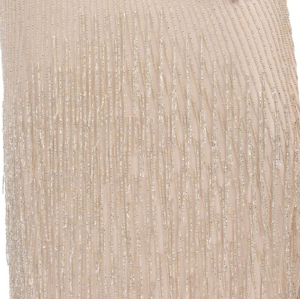 𝅺Aidan Mattox Women's Plunging V Neck Gown - Picture 6 of 15